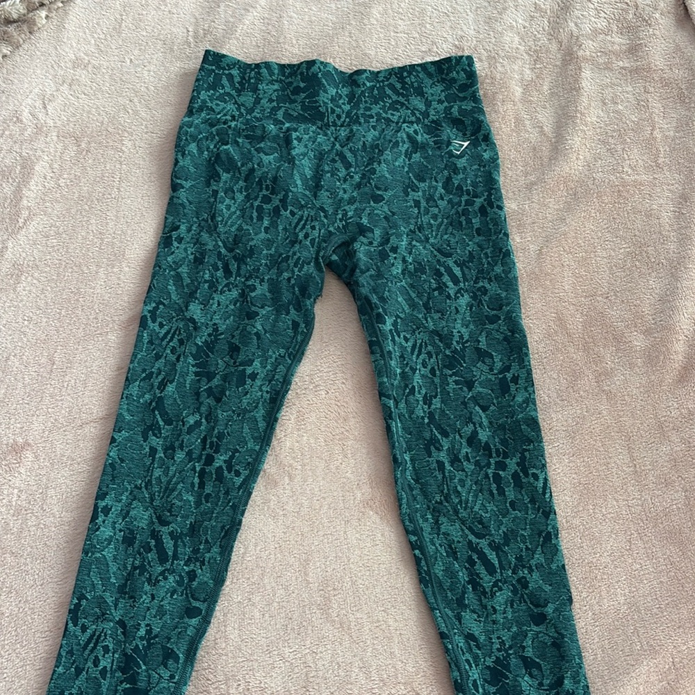 Green gymshark leggings